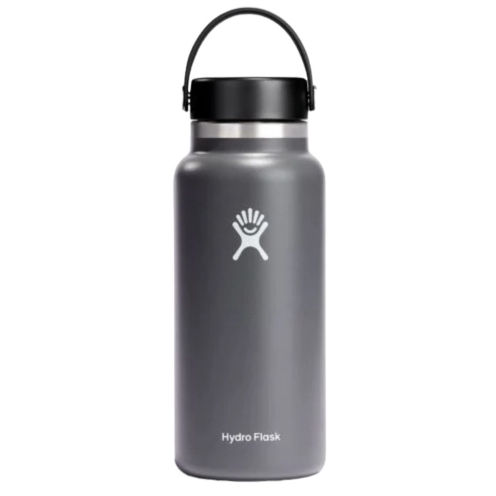hydro flask 32 oz wide mouth bottle stone gray